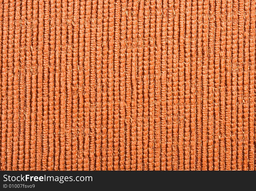 Qualitative orange fabric texture. Abstract background. Close up.