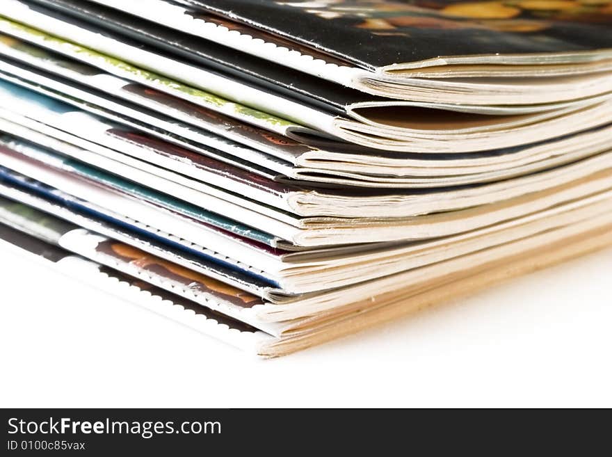 Stack of newspapers