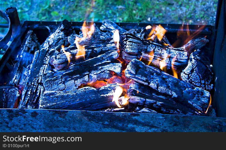 The magic fire which warms surrounding people