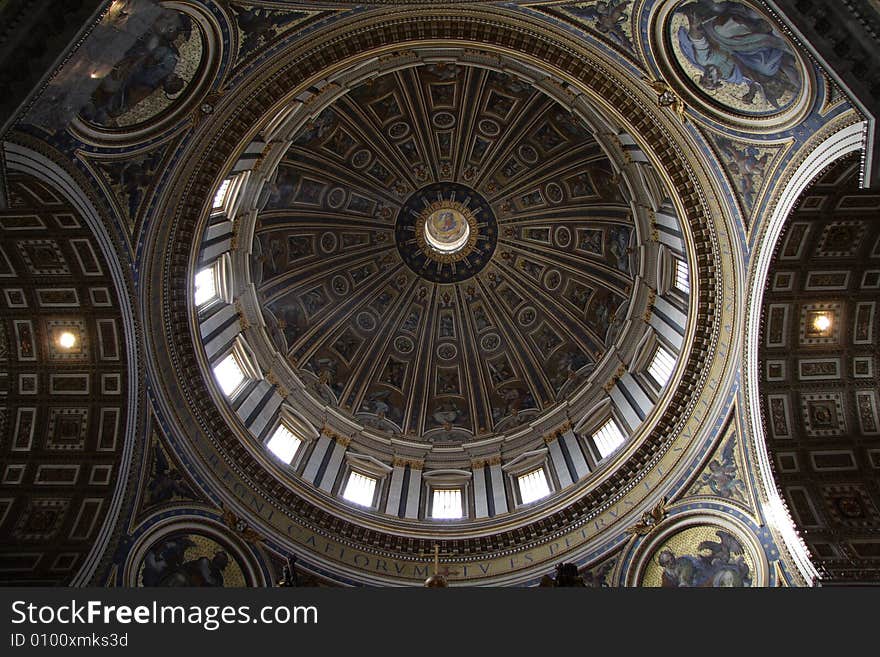 Astrodome in Vatican Basilica of St. Peter