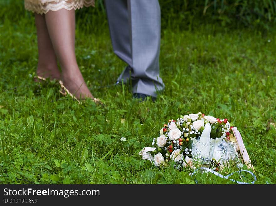 Groom and the bride