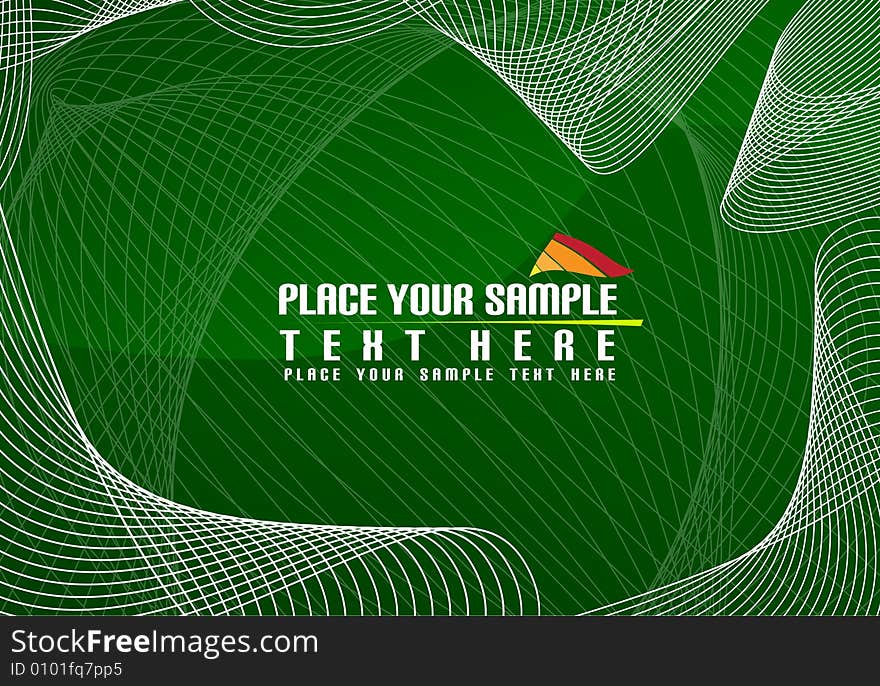 Abstract, green background