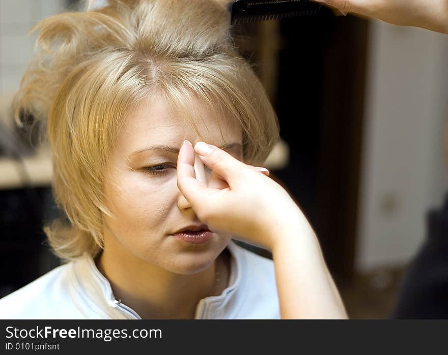 Hair, spray, style, Young Adult