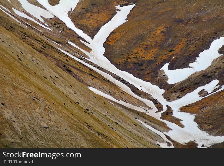 Snow And Rocks