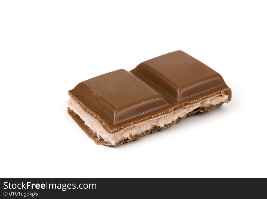 Chocolate isolated on a white background