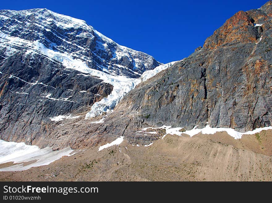 Glacier Angel on Mount Edith Cavell