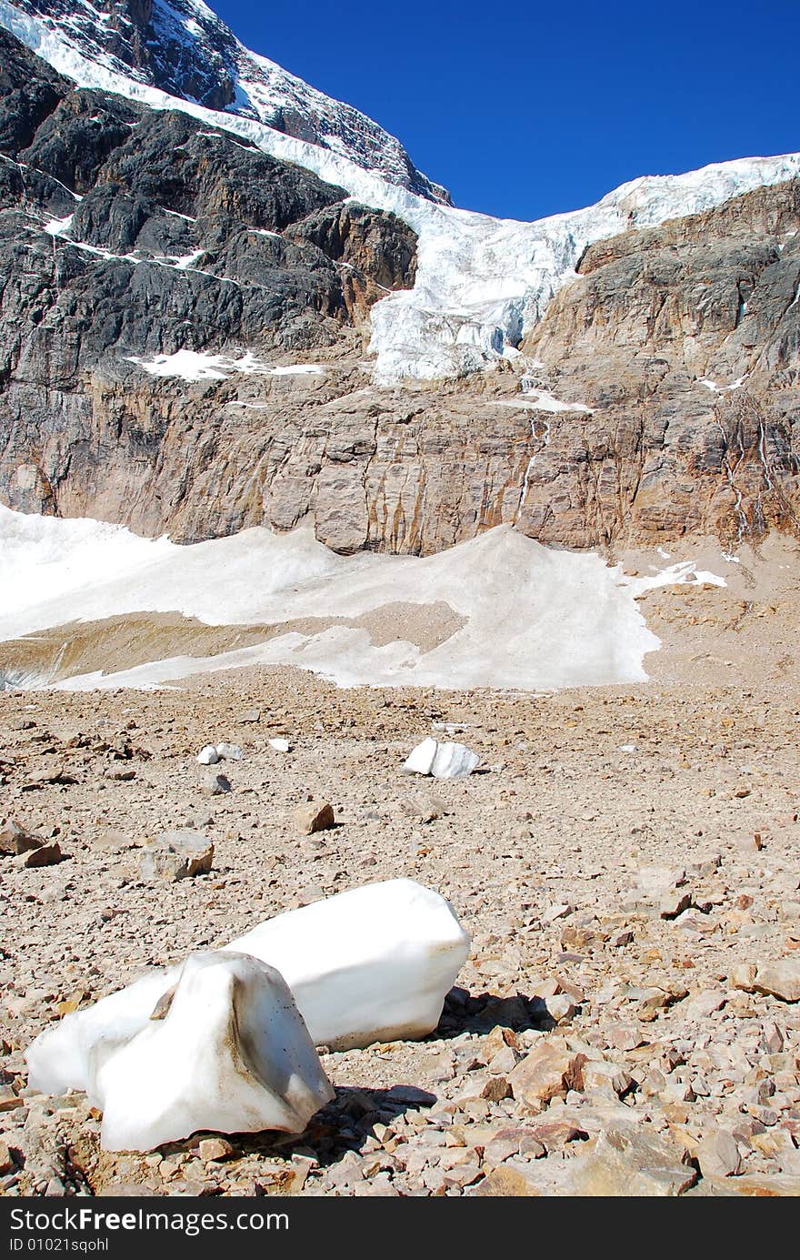 Glacier Angel on Mount Edith Cavell