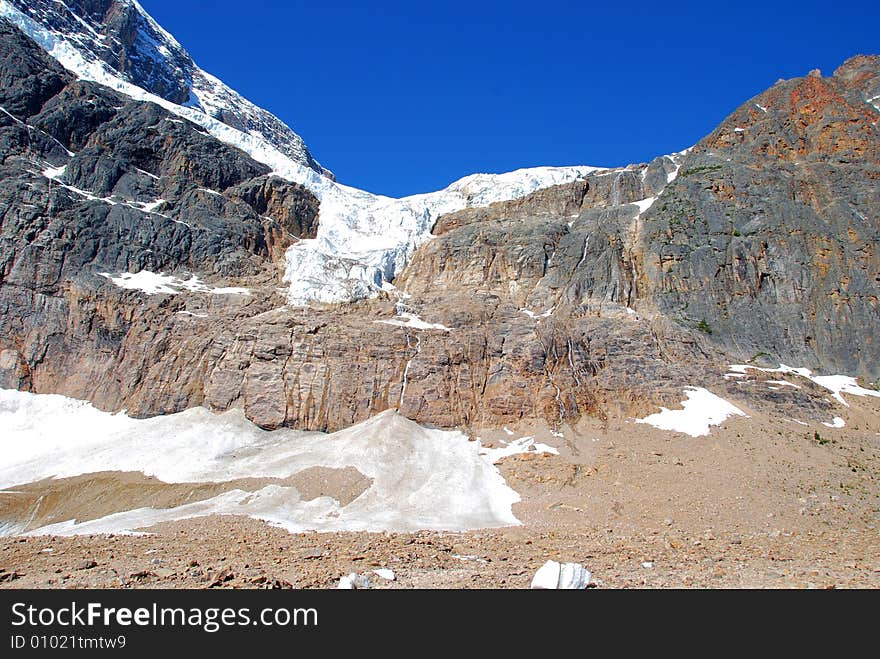 Glacier Angel on Mount Edith Cavell