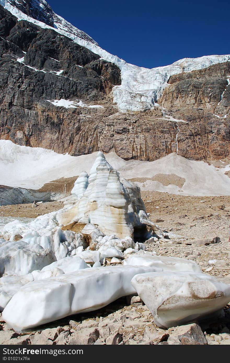 Glacier Angel on Mount Edith Cavell