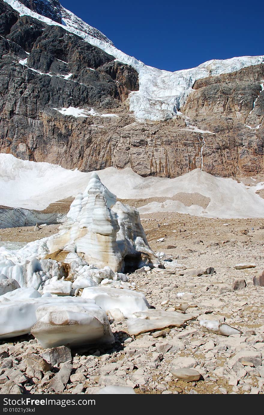 Glacier Angel on Mount Edith Cavell