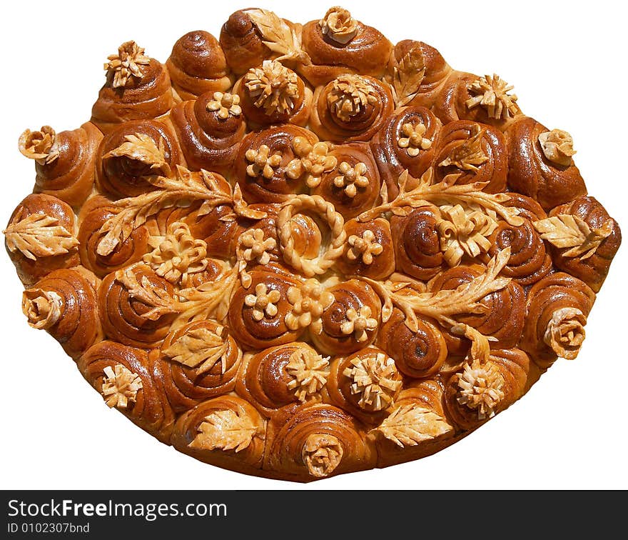 Isolated Ukrainian Festive Bakery Holiday Bread 4