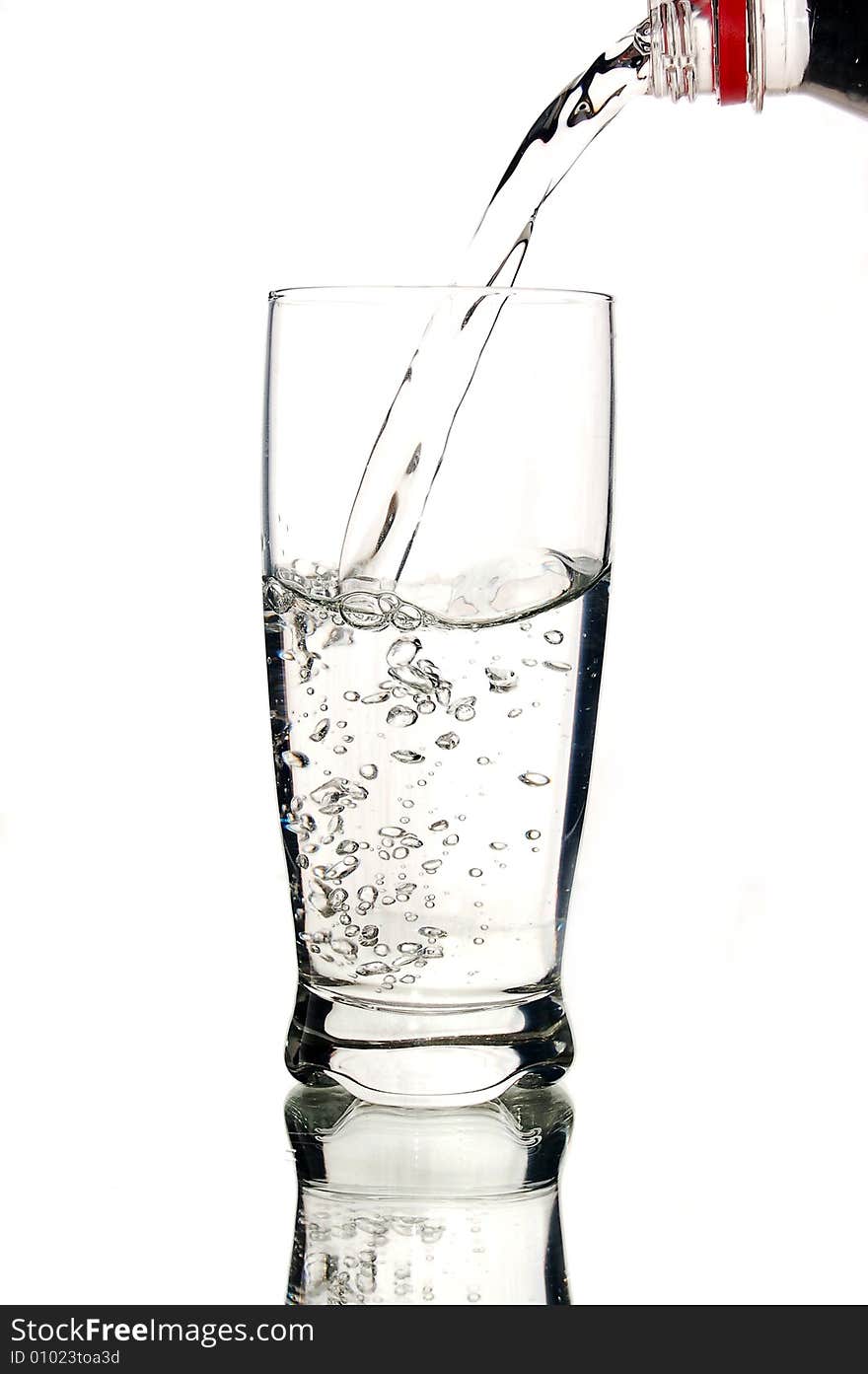 A Glass Of Mineral Water