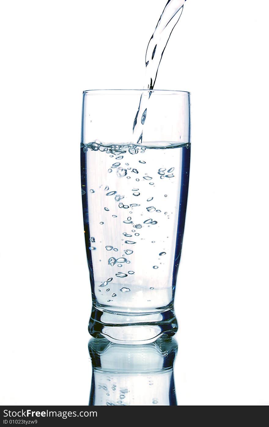 A glass of mineral water high resolution image