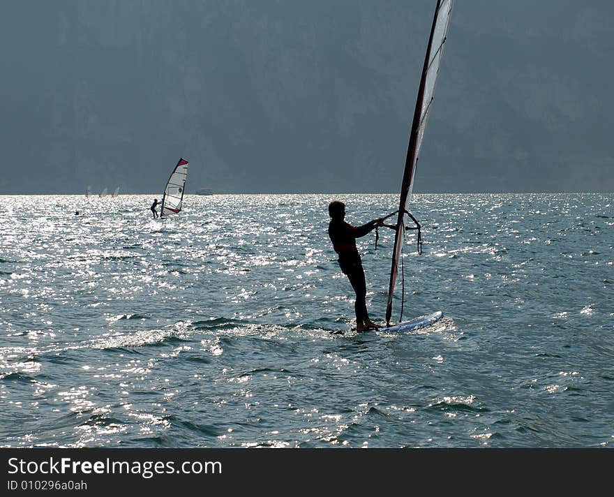 Landscapes Series - Garda Lake - Surf