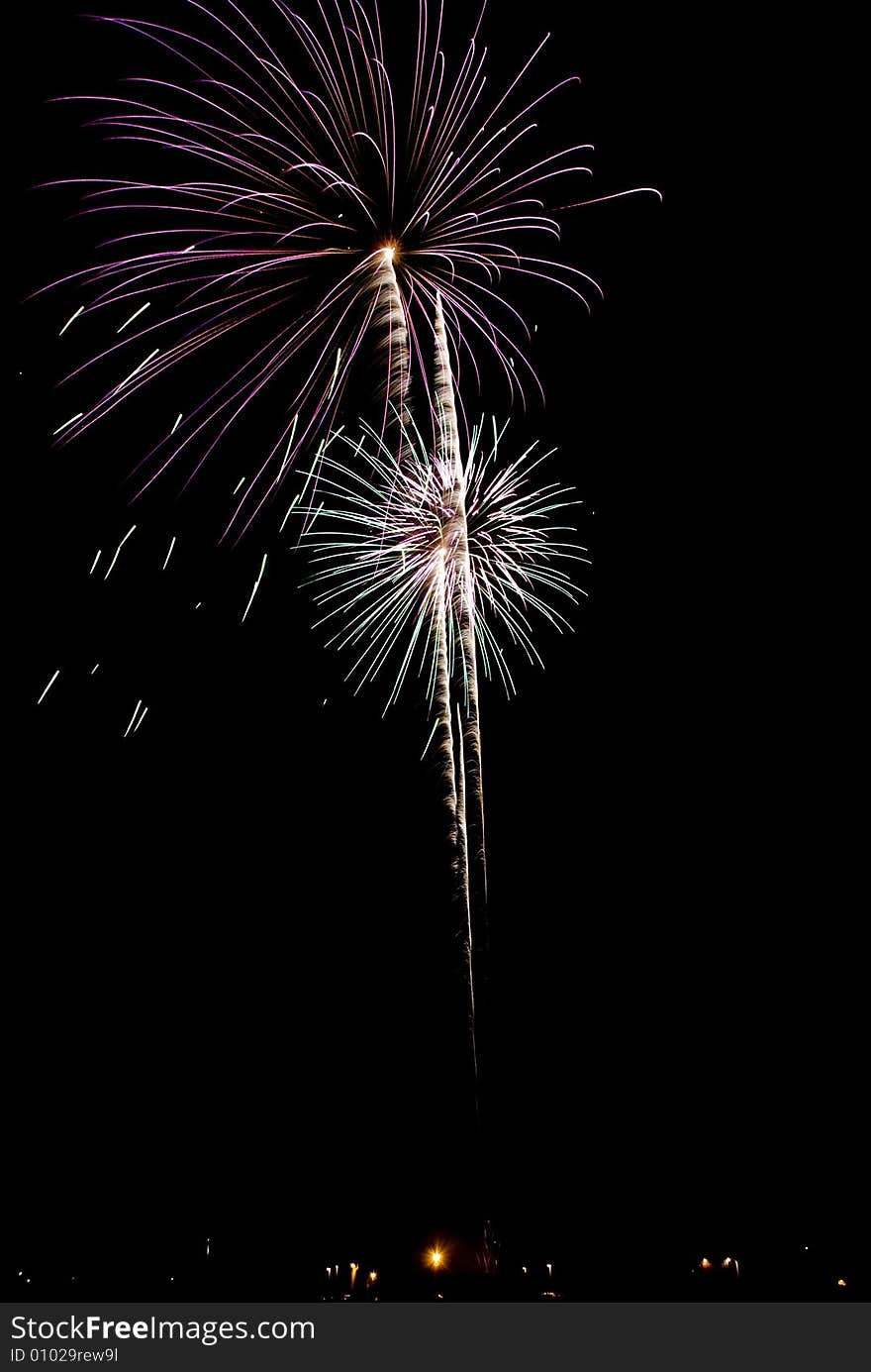 Beautiful fireworks.