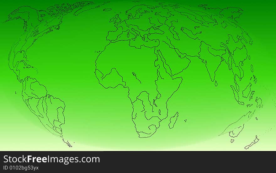 Big global map of earth