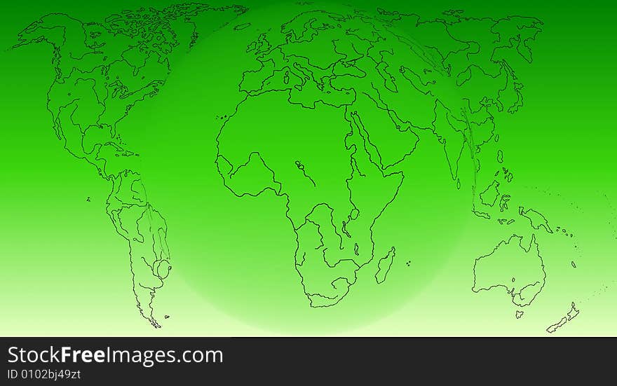 Big global map of earth