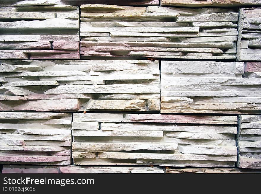 High conrast brick wall background