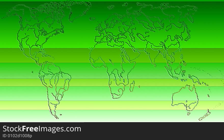 Big global map of earth