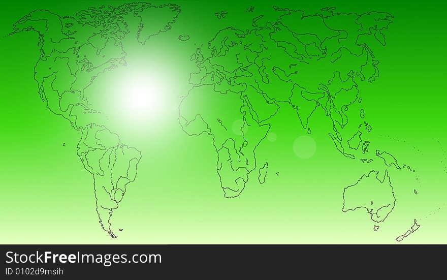 Big global map of earth