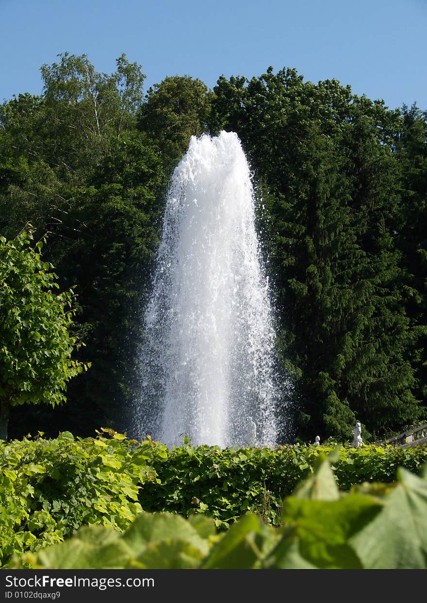 Motion fountain like progress, Petersburg peterhof. Motion fountain like progress, Petersburg peterhof