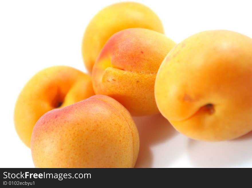 Five apricots