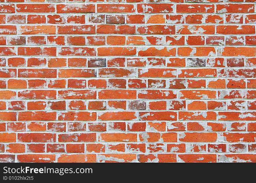 Brick wall photo showing the pattern details