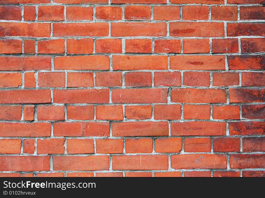 Brick wall photo showing the pattern details