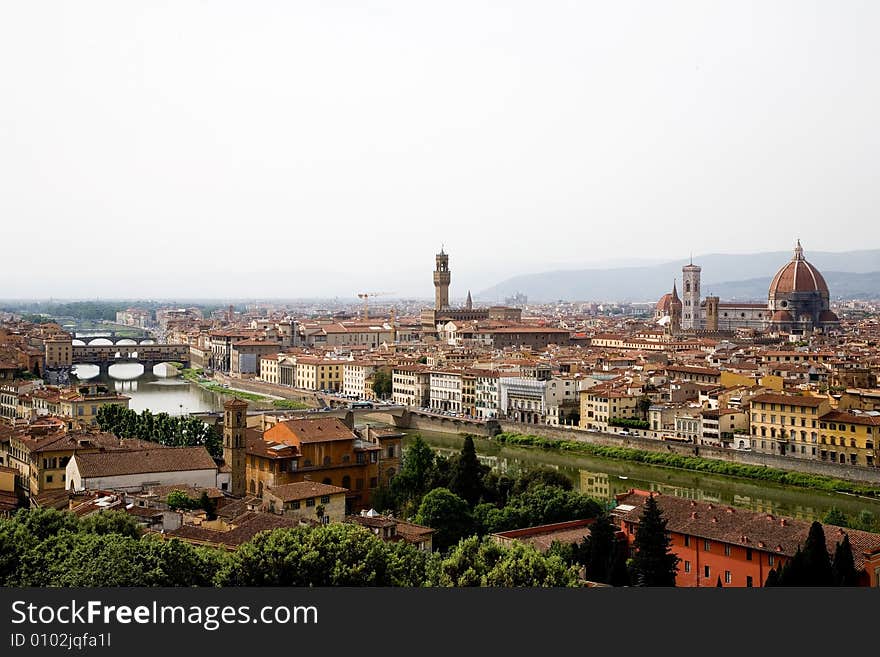 Panorama of florence city italy. Panorama of florence city italy