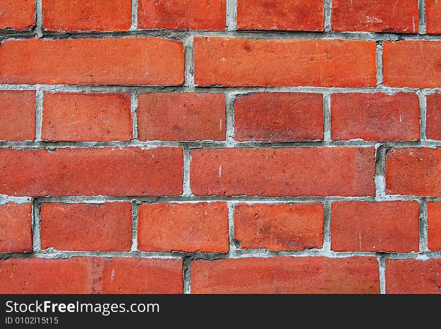 Brick wall photo showing the pattern details