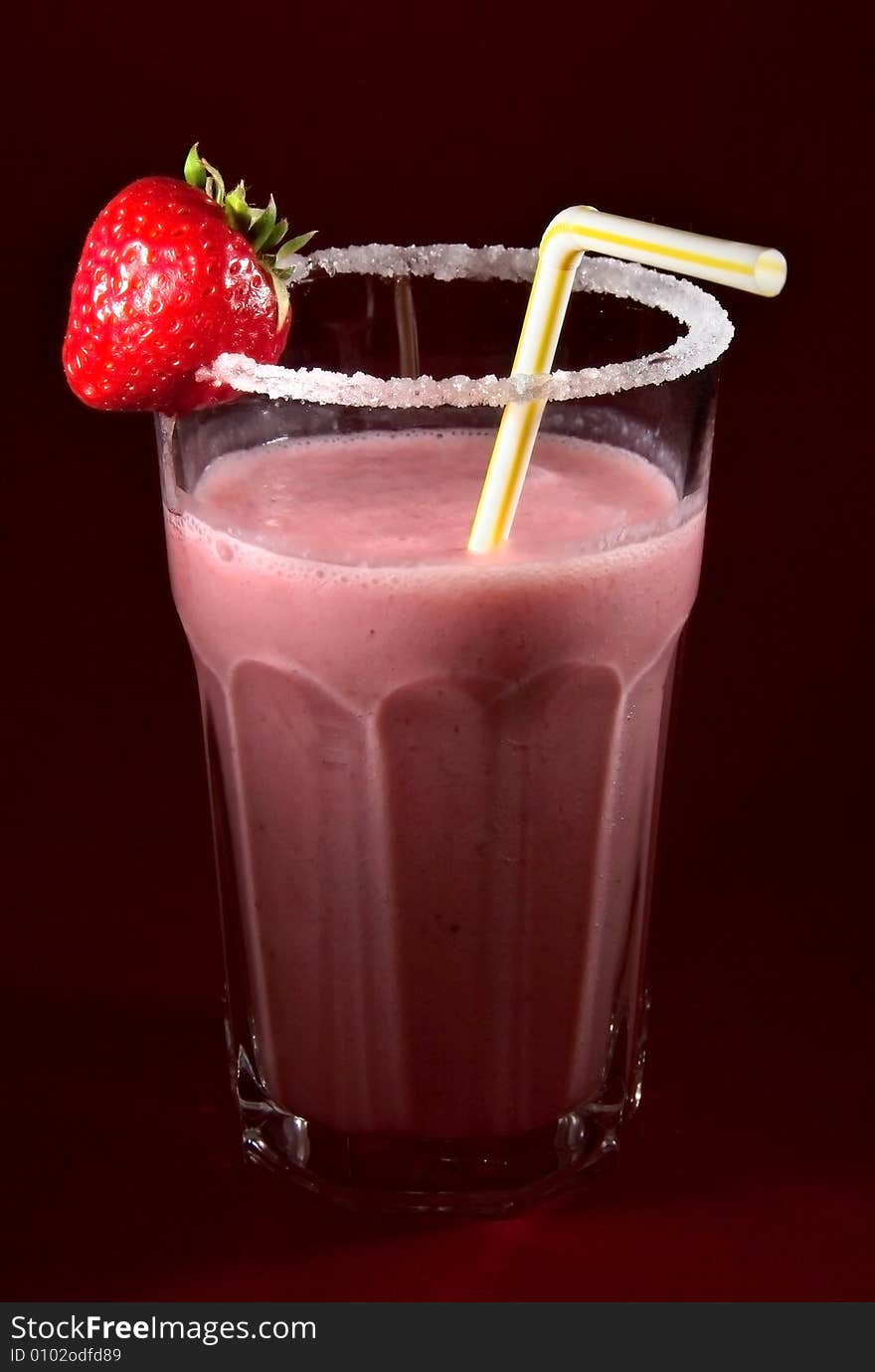 Strawberry milkshake