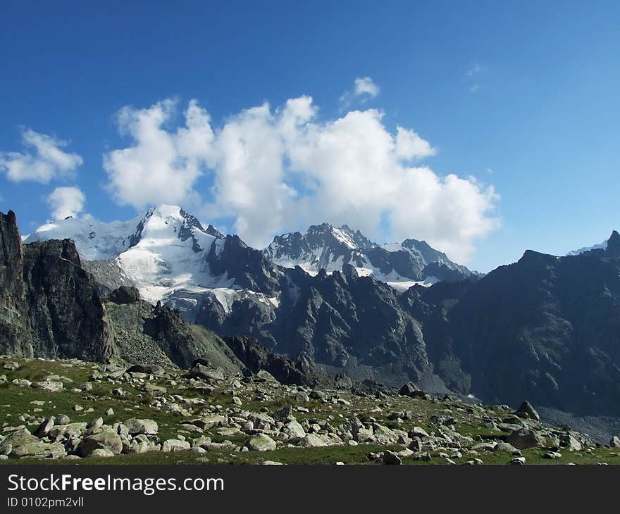 Mountain And Clouds