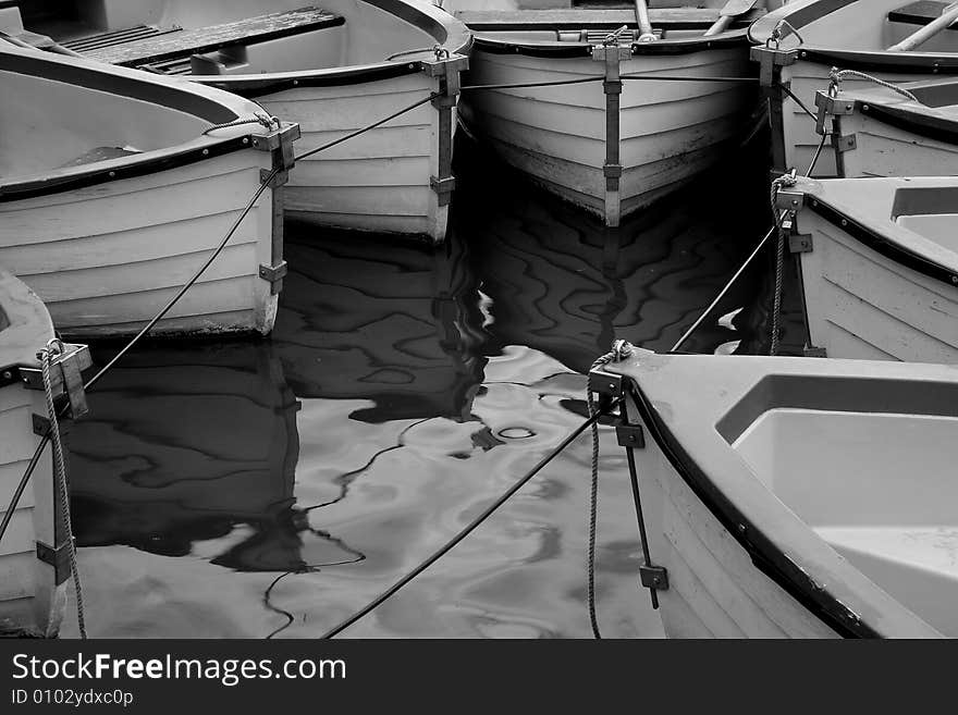 Barche sul lago di Versaille