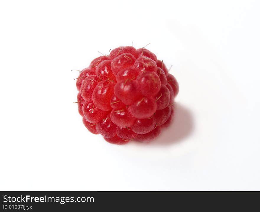 Detail of big appetizing raspberries. Detail of big appetizing raspberries