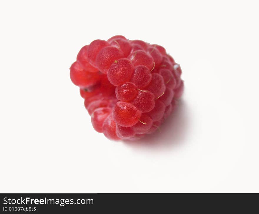 Detail of big appetizing raspberries. Detail of big appetizing raspberries