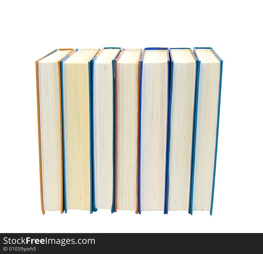 Lot Of Books Isolated