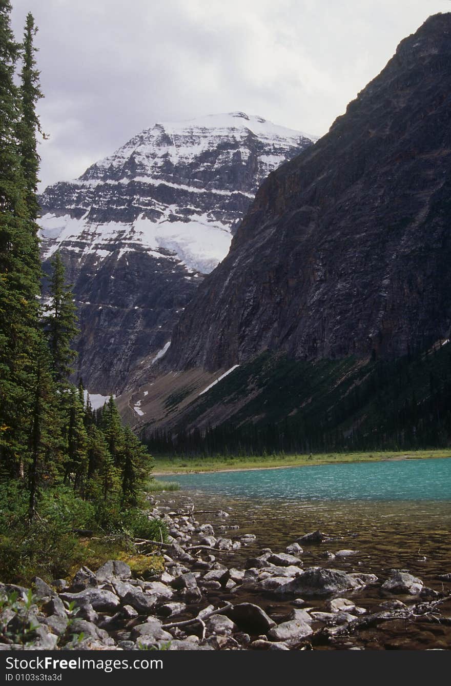 Mt Edith Cavell in Jasper National Park, Canada is named after a courageous nurse who risked her life to save Allied soldiers during WW1. She was executed by the German army on October 12, 1915. From here it's only a short walk to Angel Glacier and, further afield, Cavell Meadows.