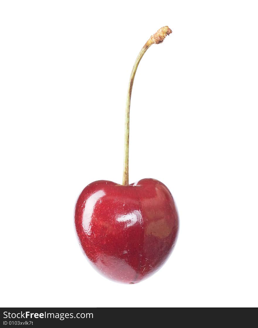 Cherry Isolated on white [with clipping path]