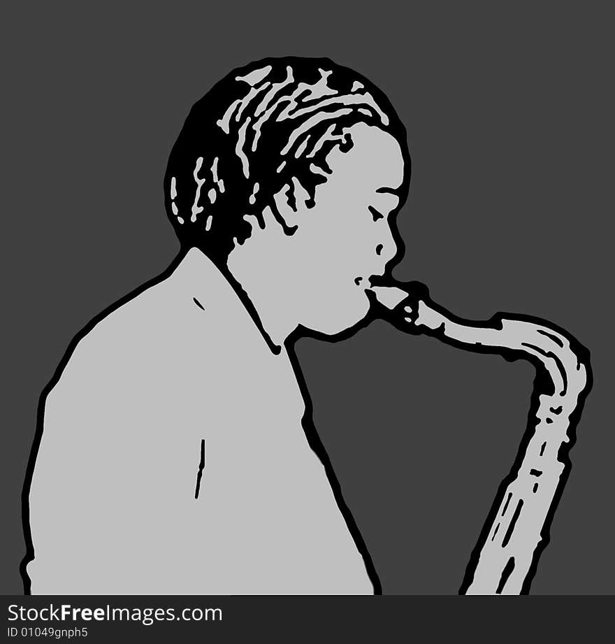 Sax player