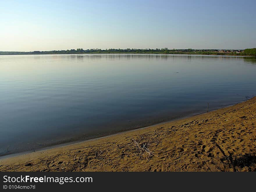 Lake And Blue Sky