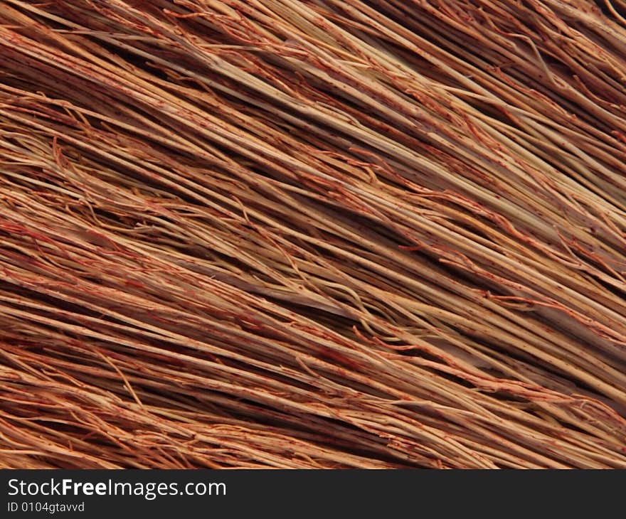 Abstract close-up photo of old besom texture. Abstract close-up photo of old besom texture