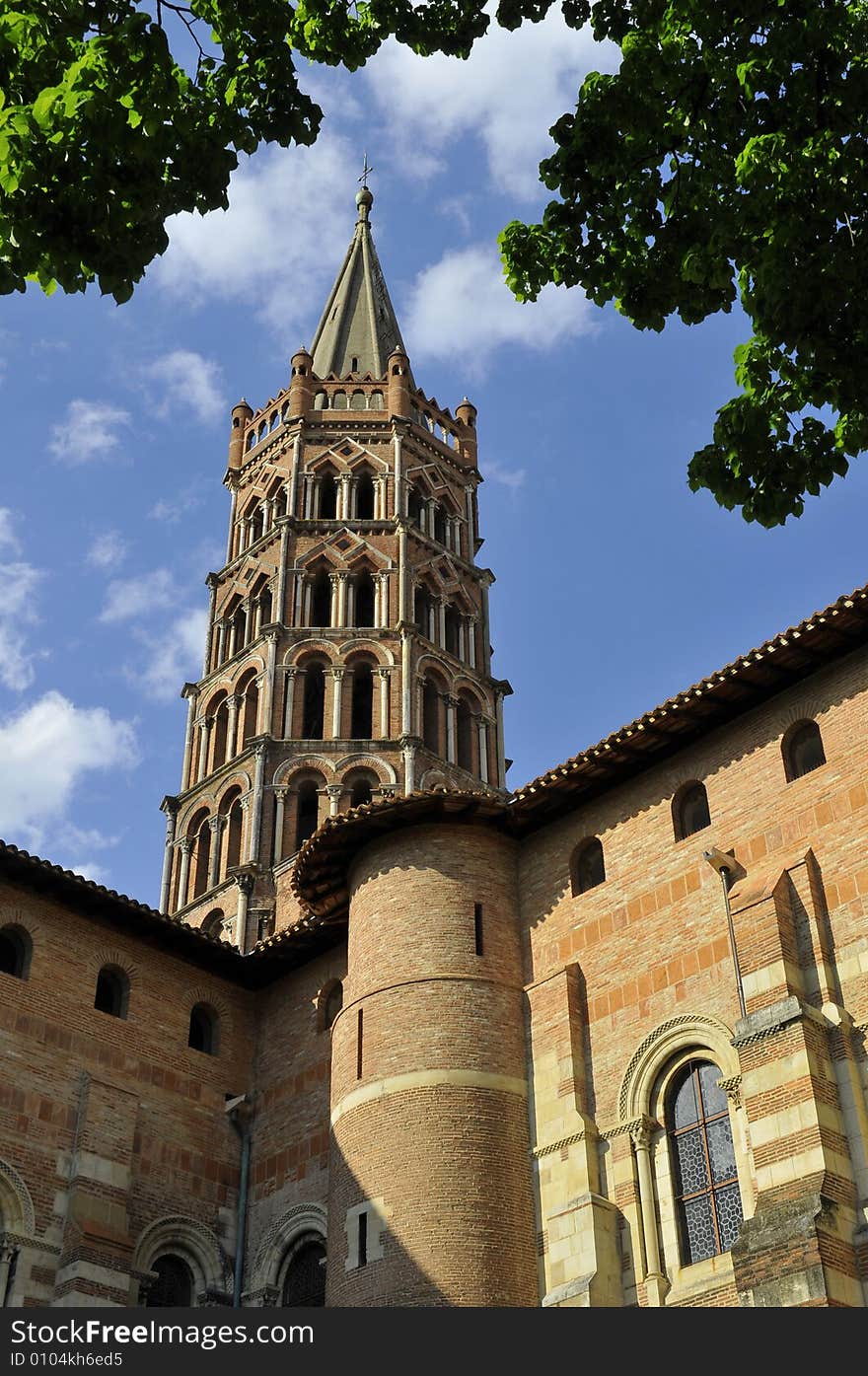 Saint Sernin church in Toulouse