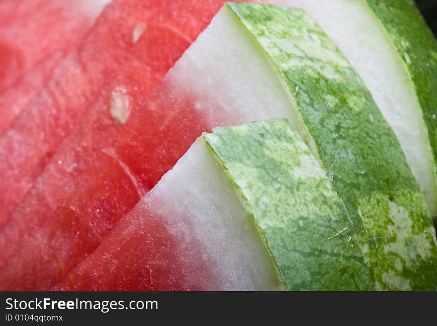 A sweet summer treat juicy watermelon close up and bright colors