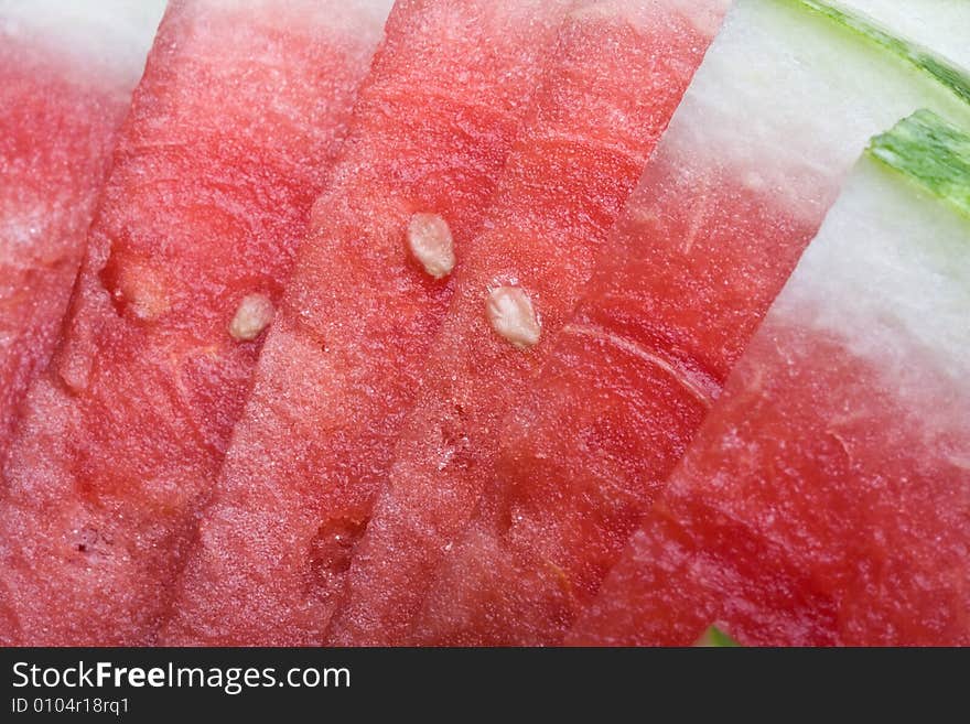 A sweet summer treat juicy watermelon close up and bright colors