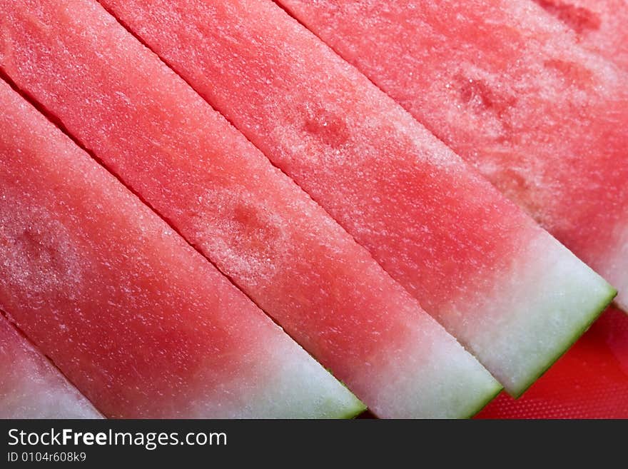 A sweet summer treat juicy watermelon close up and bright colors