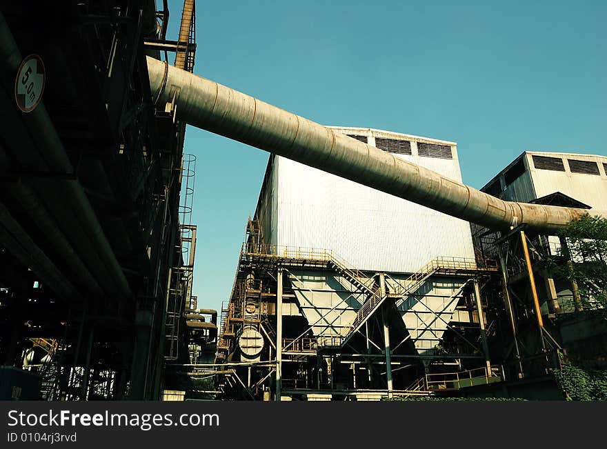 Beijing Steel Plant is located in in the Beijing west Shi Jing Shan District , the entire factory resembles one iron and steel city