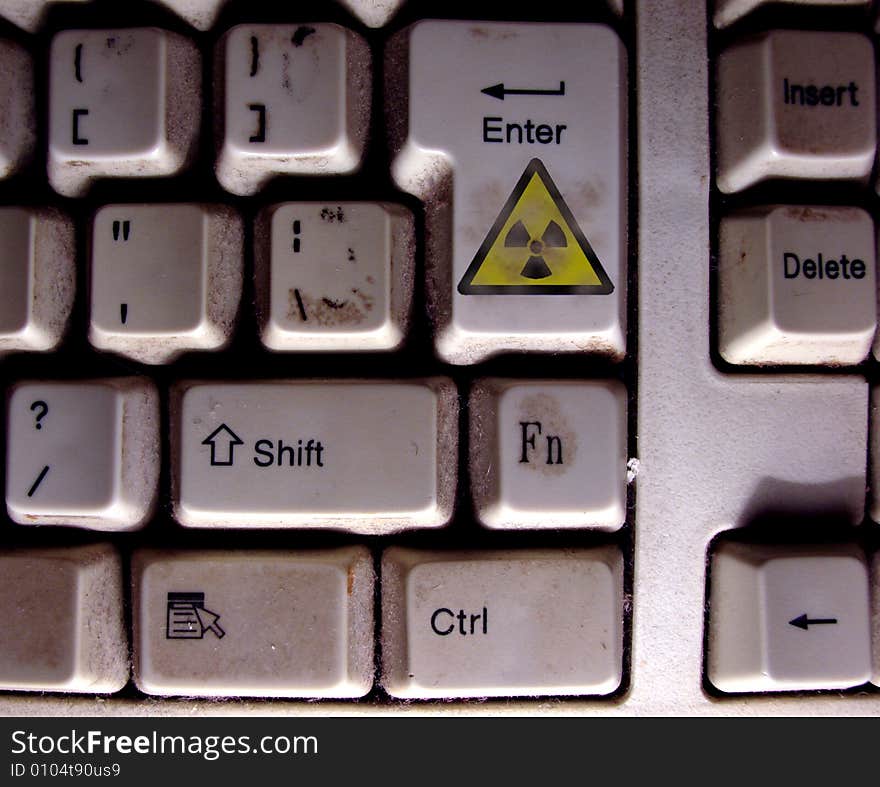 Radioactive keyboard