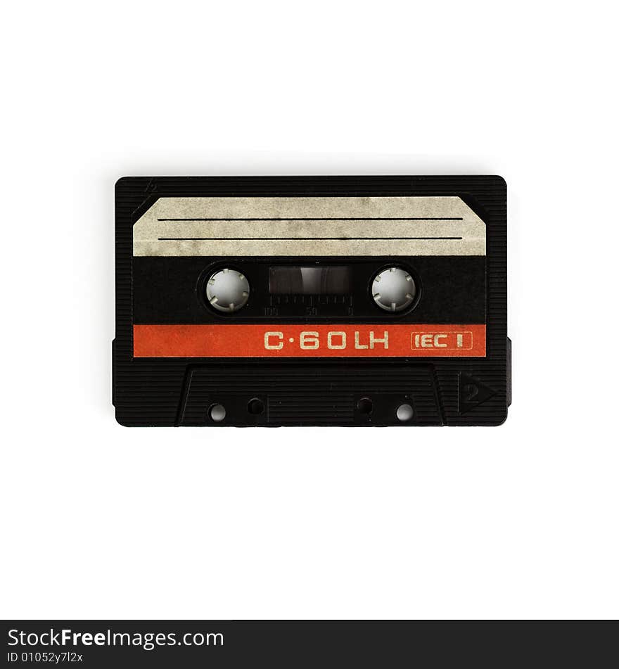 Audio Cassette Isolated On White