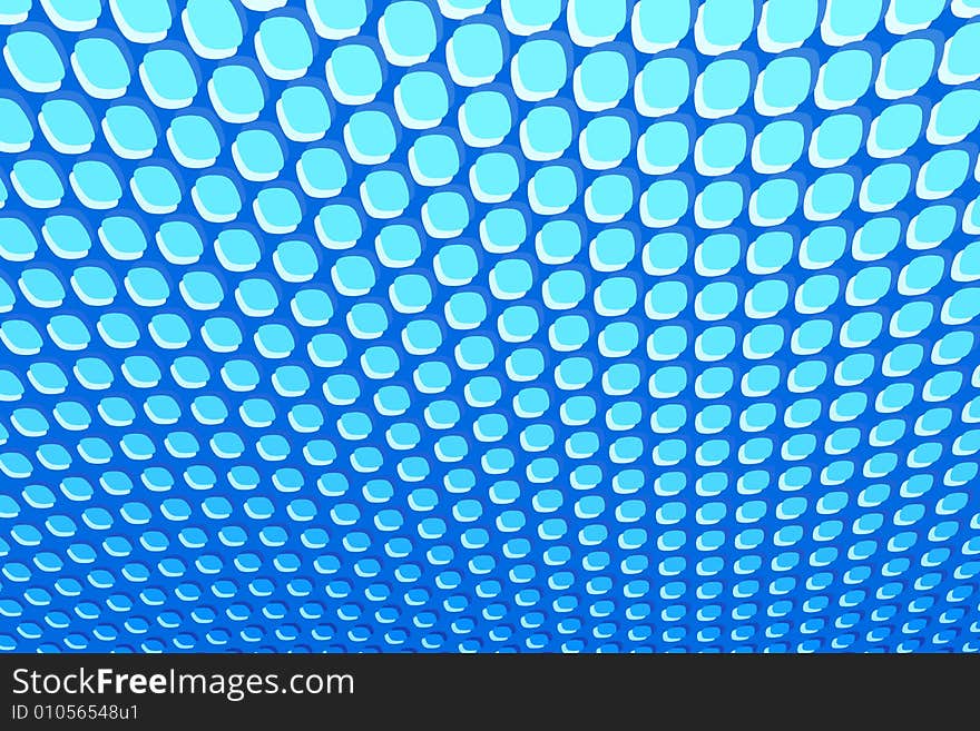 Vector illustration of blue spot background