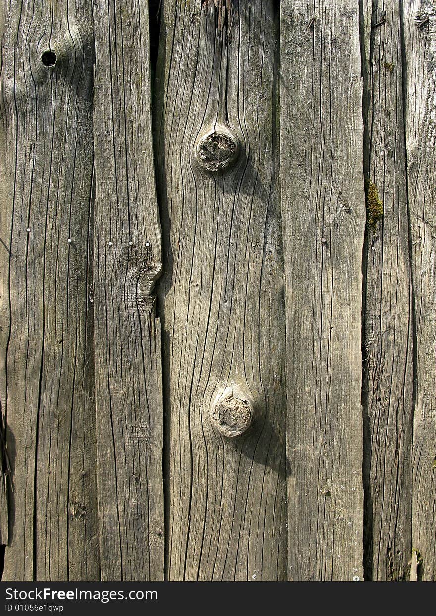 Old destroyed wooden fence 2